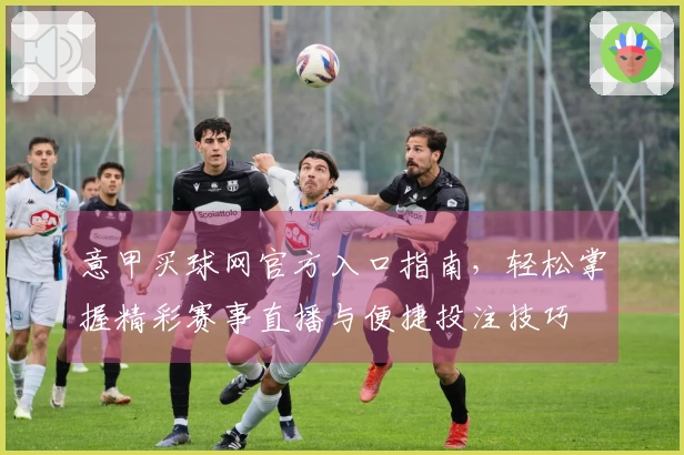 意甲买球网官方入口指南，轻松掌握精彩赛事直播与便捷投注技巧